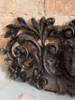 Antique Cast Iron Facade or Fireplace Decor with Female Figure — Late 19th Century (6751) - Image 6