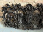 Antique Cast Iron Facade or Fireplace Decor with Female Figure — Late 19th Century (6751) - Image 3