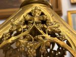 Stor bordlampe med stor skærm, 2 pærer (6169) - Billede 11
