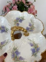 "Limoge" Porcelāna Trauks ar Trīs Nodalījumiem Uzkodām (5037) - Image 4