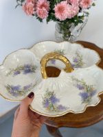 "Limoge" Porcelāna Trauks ar Trīs Nodalījumiem Uzkodām (5037) - Image 3