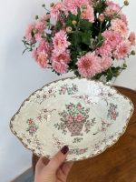 Neliela Porcelāna Bļodiņa, Trauciņš ar Ziedu Gleznojumu (5033)