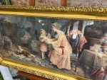 Ļoti Liela Izmēra Prints ar Stiklu, Zelta Krāsas Rāmī (3216) - Image 3