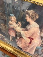 Ļoti Liela Izmēra Prints ar Stiklu, Zelta Krāsas Rāmī (3216) - Image 13