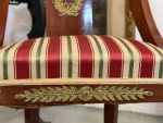 Napoleona Bonaparta Empire (ampīra) stila krēsls ar bronzas detaļām,, neliela izmēra (6120) - Image 15