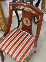 Napoleona Bonaparta Empire (ampīra) stila krēsls ar bronzas detaļām,, neliela izmēra (6120) - Image 6