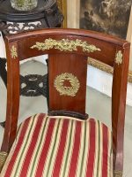 Napoleona Bonaparta Empire (ampīra) stila krēsls ar bronzas detaļām,, neliela izmēra (6120) - Image 5