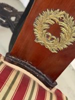Napoleona Bonaparta Empire (ampīra) stila krēsls ar bronzas detaļām,, neliela izmēra (6120) - Image 7