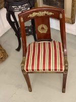 Napoleona Bonaparta Empire (ampīra) stila krēsls ar bronzas detaļām,, neliela izmēra (6120) - Image 3