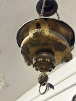 Dekoratīva Lampa Bez Spuldžu Vietām, Ar Eņģeļu Galvu Detalizāciju, Vidēja Izmēra (4813) - Image 7