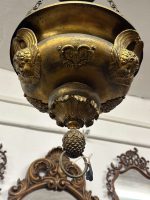 Dekoratīva Lampa Bez Spuldžu Vietām, Ar Eņģeļu Galvu Detalizāciju, Vidēja Izmēra (4813) - Image 2