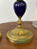 Maza Izmēra Franču Luija XVI stila Svečturu Pāris ar Porcelāna Detalizāciju, Viena Svecei, Viegli Pēc Svara (5168) - Image 10