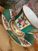 Porcelāna Krūzīte Zaļā Krāsā ar Ziedu Detalizāciju, Vidēja Izmēra (5398) - Image 9