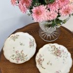 Franču Porcelāna Šķīvji 2 gab, Neliela Izmēra (5135)