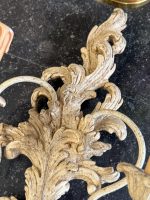 neliela izmēra bra sienas lampa 2 spuldzēm, krēmkrāsā, viegls pēc svara (7305) - Image 8