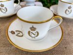 Napoleon Porcelāna Krūzes ar Sķīvjiem, Liela Izmēra (3316) - Image 5