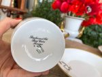 Napoleon Porcelāna Krūzes ar Sķīvjiem, Liela Izmēra (3316) - Image 8
