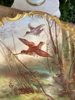 Porcelāna "Limoge" Šķīvis ar Putnu un Zelta Krāsas Detalizāciju (3205) - Image 8