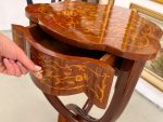 Art deco stila galdiņi ar atvilktni, puķu galdiņi, naktsskapīši, vidēja izmēra, pieejami 2 galdiņi (6062) - Bilde 16