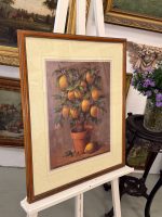 Klasisks Mākslas Prints ar Citronkoka Motīvu Greznā Rāmī (framed still life lemon tree print) — Klusās dabas žanrā, (6165) - Image 3