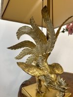 Galda Lampa ar Zelta Krāsas Gaiļa Figūru, Vidēji Liela Izmēra (5143) - Image 3