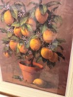 Klasisks Mākslas Prints ar Citronkoka Motīvu Greznā Rāmī (framed still life lemon tree print) — Klusās dabas žanrā, (6165) - Image 7