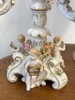 Porcelāna Svečturis ar Eņģeļiem, 4 Svecēm, Vidēja Izmēra (5147) - Image 3