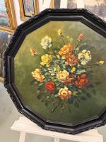 Klasiska Klusās Dabas Glezna ar Rozēm Masīvā Astoņstūra Rāmī (framed oil painting roses still life) — Klusās dabas žanrā, (6152) - Image 5