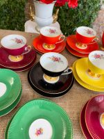 Krāsaina "Chodzież" porcelāna kafijas/tējas servīze (Colorful "Chodzież" porcelain tea and coffee set) (3289) - Image 6