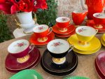 Krāsaina "Chodzież" porcelāna kafijas/tējas servīze (Colorful "Chodzież" porcelain tea and coffee set) (3289) - Image 5