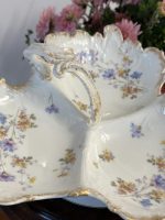 "Limoge" Porcelāna Trio Trauks Uzkodām, Vidēja Izmēra (5175) - Image 5