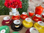 Krāsaina "Chodzież" porcelāna kafijas/tējas servīze (Colorful "Chodzież" porcelain tea and coffee set) (3289) - Image 4