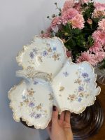 "Limoge" Porcelāna Trio Trauks Uzkodām, Vidēja Izmēra (5175) - Image 2