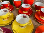 Krāsaina "Chodzież" porcelāna kafijas/tējas servīze (Colorful "Chodzież" porcelain tea and coffee set) (3289) - Image 11
