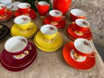 Krāsaina "Chodzież" porcelāna kafijas/tējas servīze (Colorful "Chodzież" porcelain tea and coffee set) (3289) - Image 13