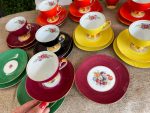 Krāsaina "Chodzież" porcelāna kafijas/tējas servīze (Colorful "Chodzież" porcelain tea and coffee set) (3289) - Image 17