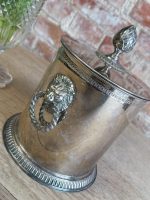 Antīka stila sudrabots ledus trauks ar vāku un lauvas galvām — AlpaDur (antique silver lion head ice bucket with lid) (5681) - Image 4