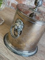 Antīka stila sudrabots ledus trauks ar vāku un lauvas galvām — AlpaDur (antique silver lion head ice bucket with lid) (5681) - Image 7