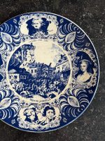 "Delft" sienas šķīvis, liela izmēra (7260) - Image 3
