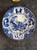 "Delft" sienas šķīvis, liela izmēra (7260)