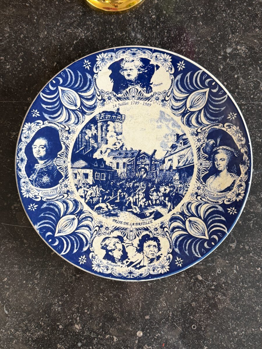 "Delft" sienas šķīvis, liela izmēra (7260) - Image 1