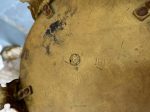 Antīks bronzas šampanieša dzesētājs uz lauvas ķepām — Magdeburgas lietuve, Ļoti smags (antique brass lion paw champagne ice bucket) (4660) - Image 13