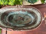 Bronzas un Vara Jardinière ar Aunu Galvām un Romiešu Medaljonu — Empire Stils, Francija/Beļģija, 19. gs. (3630) - Image 18