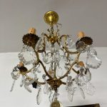 Maza Izmēra Lampa, Lustra ar Kristāliņiem (4849)
