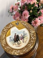 Izsmalcināts Porcelāna Šķīvis ar Parakstu, Neliela Izmēra (5170) - Image 2