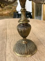 Grezns Bronzas Kandelabrs deviņām Svecēm ar Ķeruba Figūru — Baroka stilā, (antique bronze cherub candelabra dark patina — Baroque Style) (6079) - Image 9