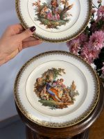 2gab "Limoge" Porcelāna Šķīvji, Neliela Izmēra (5172) - Image 6