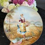 apgleznots liela izmēra šķīvis (7274)