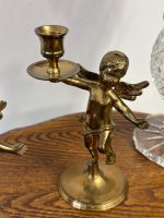 Neliela Izmēra Svečturu Pāris ar Eņģeļa Figūrām (5044) - Image 7