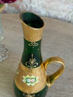 itāļu, murano stikla karafe, zaļa, vidēja izmēra (5669) - Image 3